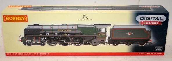 Hornby OO gauge BR Duchess Class 8P City Of Sheffield ref:R2782XS. Boxed