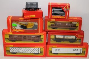 Collection of boxed Hornby OO gauge rolling stock. 8 in lot