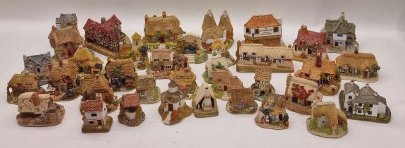 Large collection of unboxed Lilliput Lane models. Approx 35 in all.