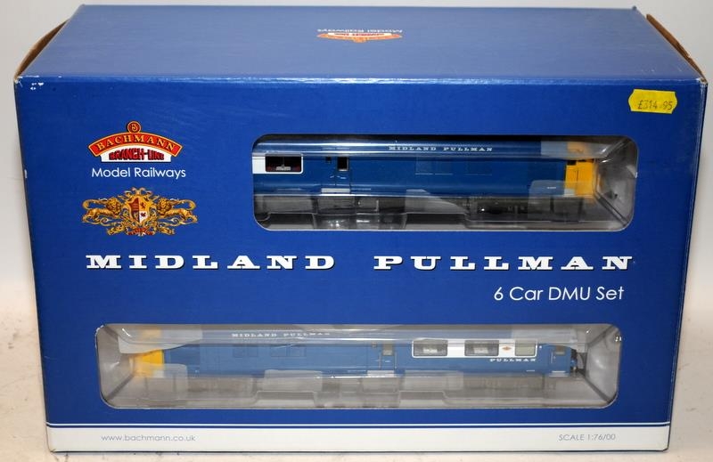 Bachmann OO gauge Midland Pullman 6-Car DMU Set ref:31-256DC. Boxed