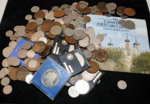 A collection of GB coins
