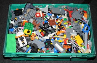 A large box of assorted Lego