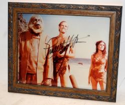 Charlton Heston Planet of the Apes signed photograph. Frame size 30cms x 25cms. Unauthenticated