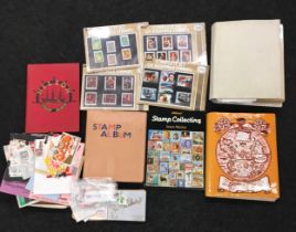 Collection of assorted stamps and First Day Covers, mainly in albums with some loose.