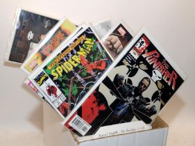 Large collection of 1st edition comics by Marvel and Max. Titles include The Punisher, Spiderman