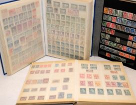 3 well filled stamps stock books, Bulgaria, Czechoslovakia and Albania/Shqiperia/Shqipnija