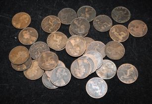 A collection of Queen Victoria Young Head Pennies