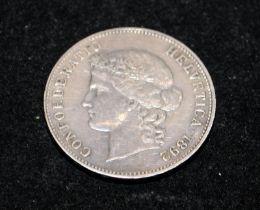 Swiss 1892 5 Francs coin