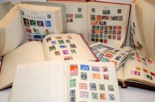 8 Schoolboy albums of World stamps