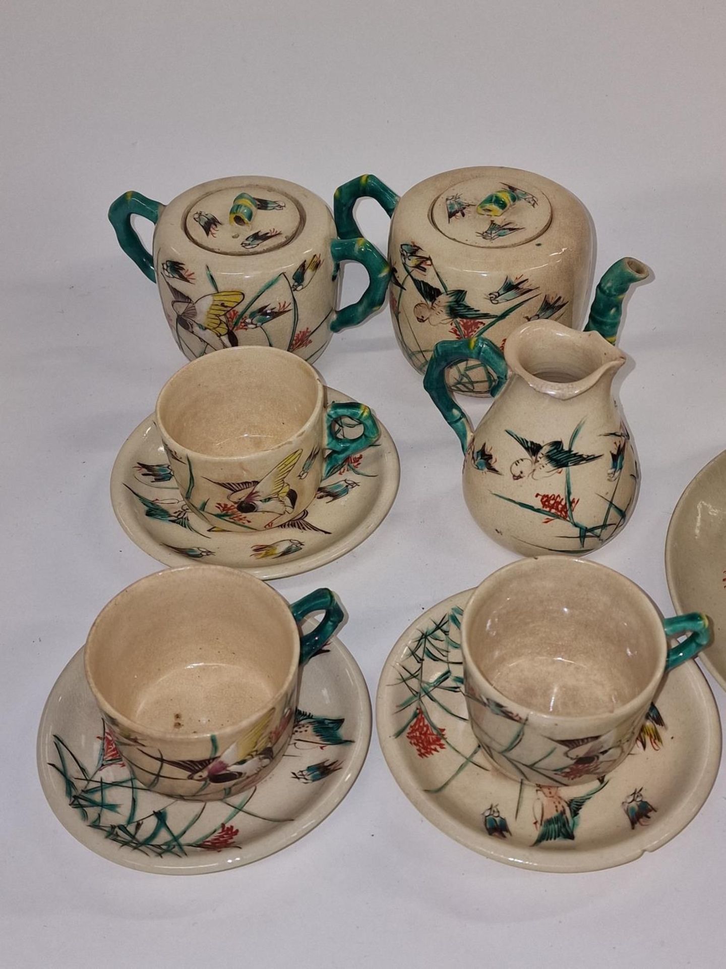 Two vintage oriental pattern part tea sets. - Image 2 of 4