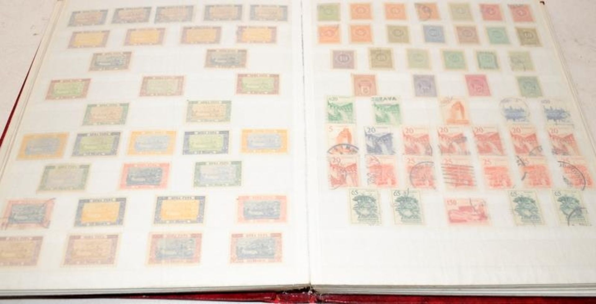 4 well filled stamps stock books, Germany/Liechtenstein, Hungary/Fiume, Yugoslavia and Poland - Image 5 of 6