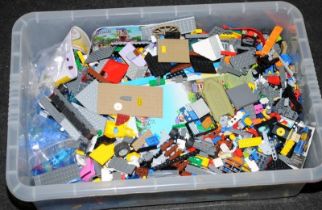 A large box of assorted Lego