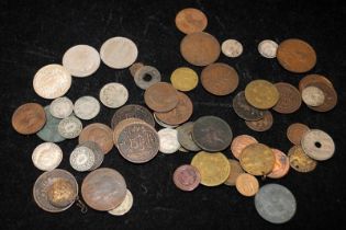 A Collection of Vintage Foreign Coins