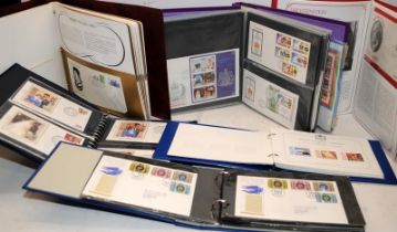 A quantity of First Day Covers Albums relating to the Royal Family including Benhams Marriage of the