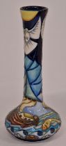 Moorcroft vase in the "Winds of Change" pattern signed and stamped to base 21cm tall.