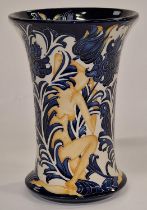 Moorcroft "Florian Nymph" vase 9/15 2013 signed and stamped to base 21cm tall.