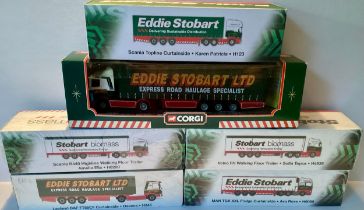 Selection of 6 as new boxed Eddie Stobart die-cast Lorry’s.