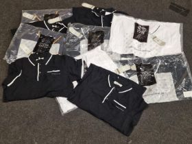 A quantity of Cross Hatch Black Label t-shirts. Various designs and sizes. (ref:80)