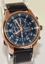 Seiko gents chronograph watch working when catalogued