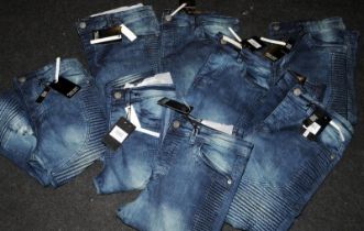 A quantity of BNWT Brave Soul Men's Jeans, various sizes. (85)