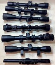 7 various rifle sights with makes to include various makes. (Ref 4)