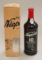 Niepoort 10 Years Old Tawny Port. 75cl sealed and boxed.