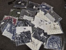 A quantity of BNWT Gent's Polo Shirts, mostly Smith & Jones brand. Various sizes and colours. (ref: