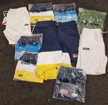 A quantity of BNWT Ellesse shorts and swim shorts. Various sizes and designs. (ref:76)