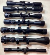 Collection of 7 various makes of rifle sights. (Ref 4)