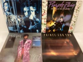 PRINCE VINYL LP RECORDS X 4. Titles here are - 1999 (92.3809-1) - For You (K 56989) -Diamonds And