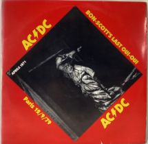 AC/DC - ‘BON-SCOTT’S LAST OUI OUI‘ VINYL RECORD. Great hard to find double album on Drivile