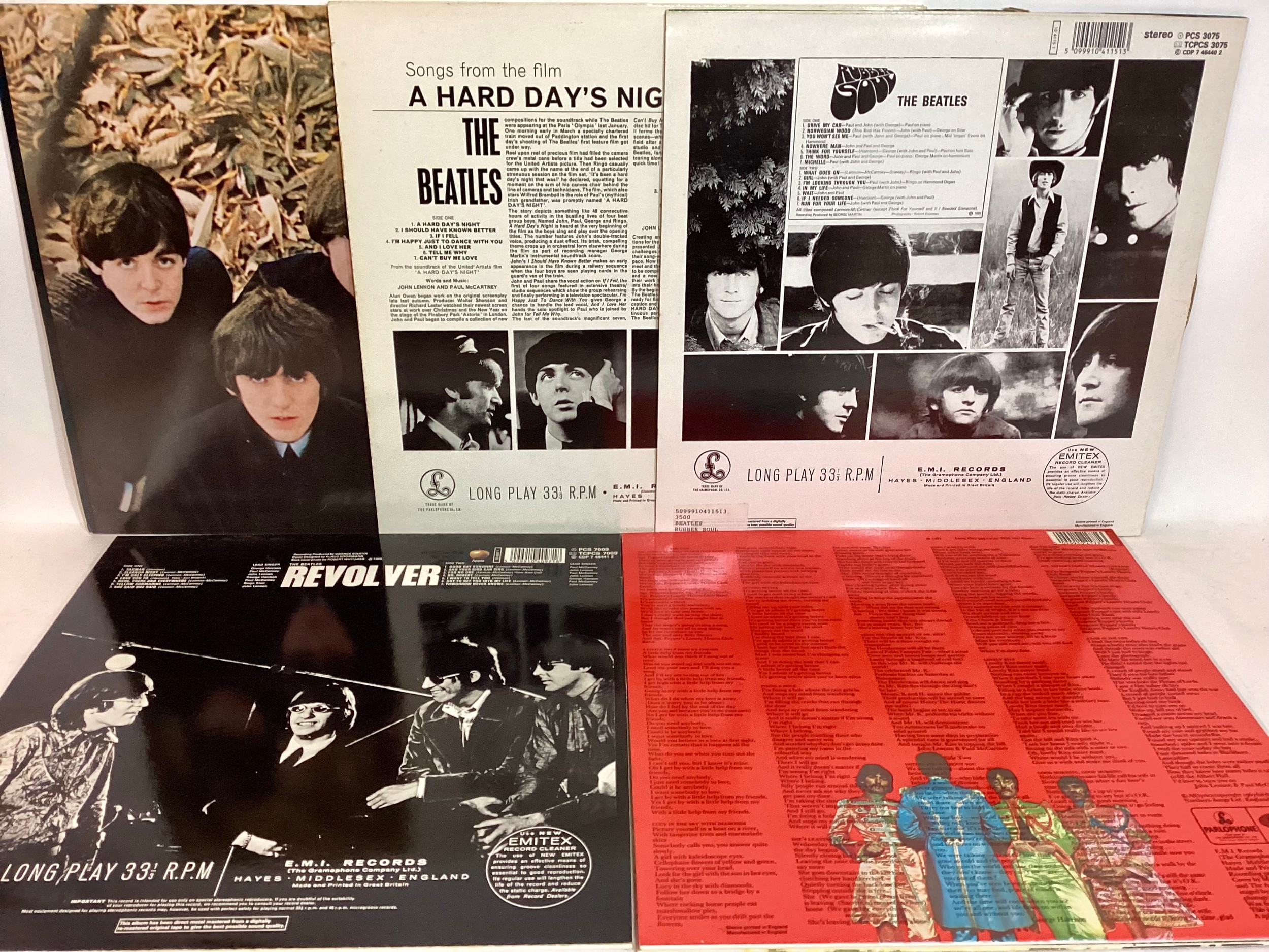 THE FAB FOUR COLLECTION (BEATLES) OF REISSUE VINYL RECORDS X 5. The Beatles albums here entitled - - Image 2 of 4