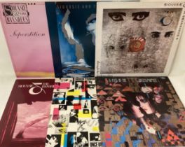 COLLECTION OF 8 x SIOUXSIE AND THE BANSHEES VINYL LP RECORDS.