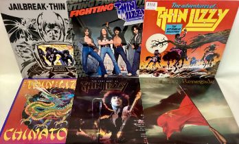 SELECTION OF 6 THIN LIZZY ALBUMS. Titles as follows - Jailbreak - Chinatown - Renegade - The