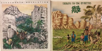 STEEL PULSE VINYL ALBUMS X 2. Found here in VG+ conditions we have albums - Handsworth Revolution (