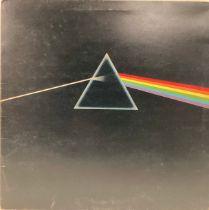 PINK FLOYD ‘DARK SIDE OF THE MOON’ VINYL ALBUM WITH SOLID BLUE TRIANGLE