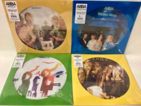 ABBA VINYL LP PICTURE DISC SEALED RECORDS. Great selection here found all factory sealed with titles