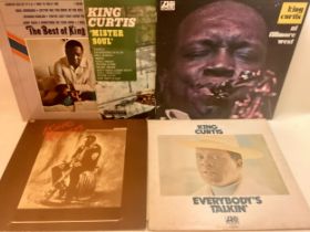 KING CURTIS SELECTION OF 5 VINYL LP RECORDS. Titles here are as follows - At Small's Place on