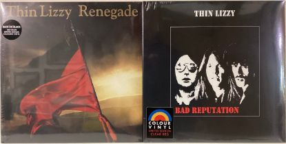 THIN LIZZY SEALED COLOURED VINYL RECORDS X 2. Here we find factory sealed albums to include ‘Bad