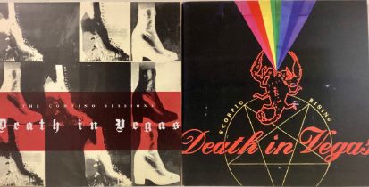 DEATH IN VEGAS DOUBLE VINYL ALBUMS X 2. Copies here include - The Contino Sessions and Scorpio