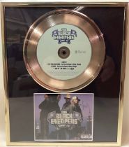 BLACK EYED PEAS GOLD FRAMED SINGLE. This is a framed gold single for the hit ‘Shut Up’ and comes