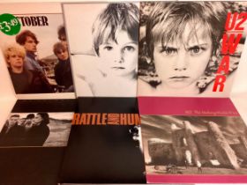 COLLECTION OF 6 U2 VINYL LP RECORDS. This batch come all in Ex conditions with the following