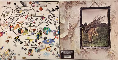 LED ZEPPELIN - 3RD & 4TH - VINYL LP RECORDS. First up we have a copy of a reissued Led Zep 3