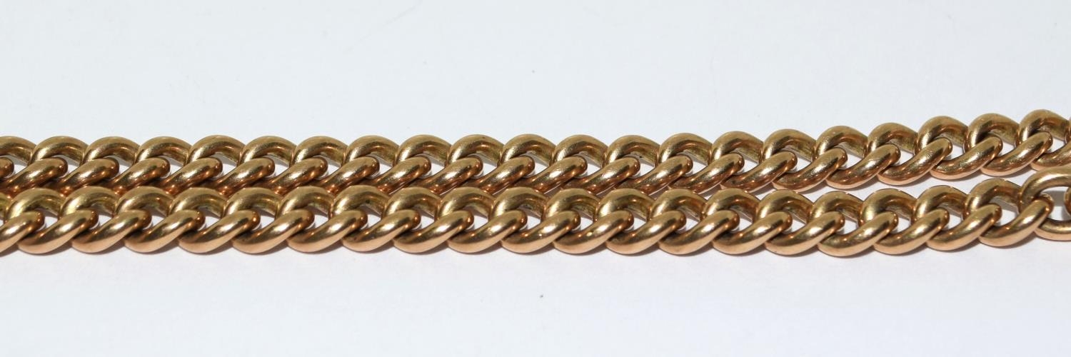 High value gold watch chain with Indian markings 24cm long 21g - Image 4 of 5