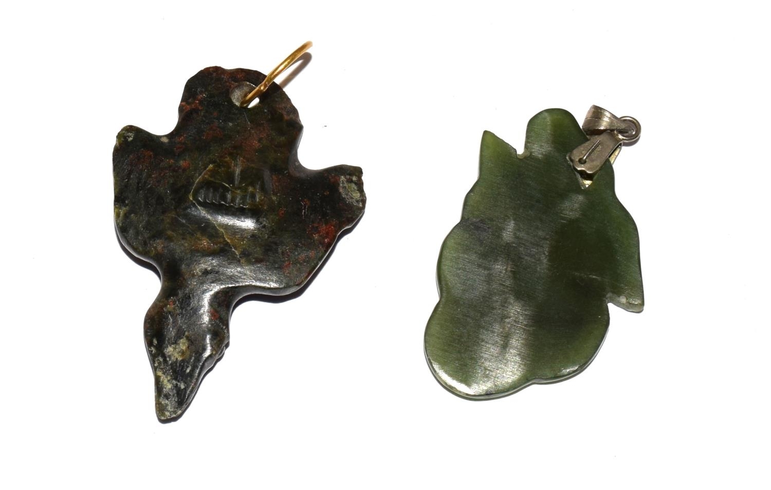 3 items of Oriental Jade jewellery - Image 3 of 4