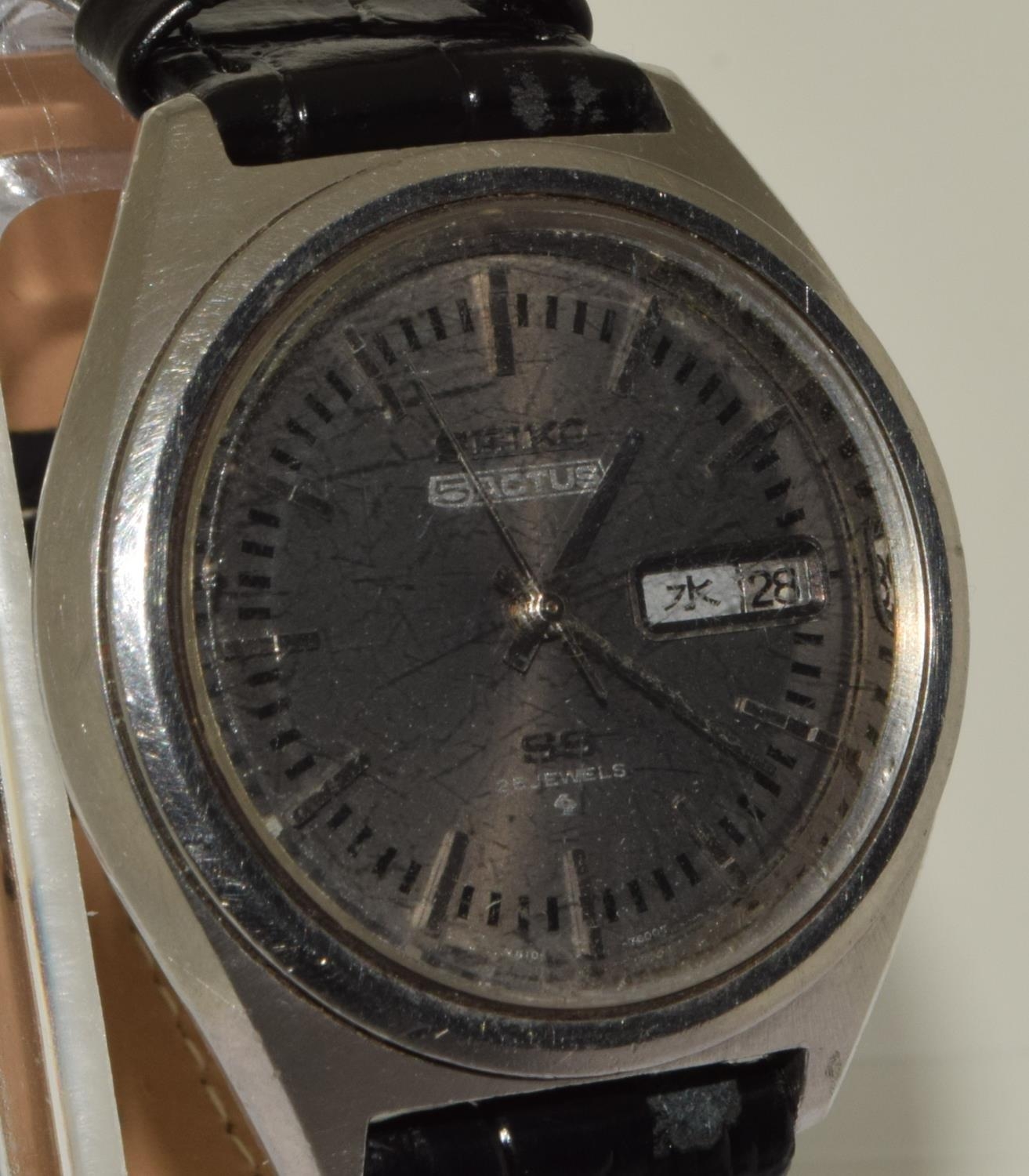 Seiko 5 Actus Automatic 25 jewels no 6102-7490, serial number dates this model to Jan 1971 on - Bild 8 aus 8