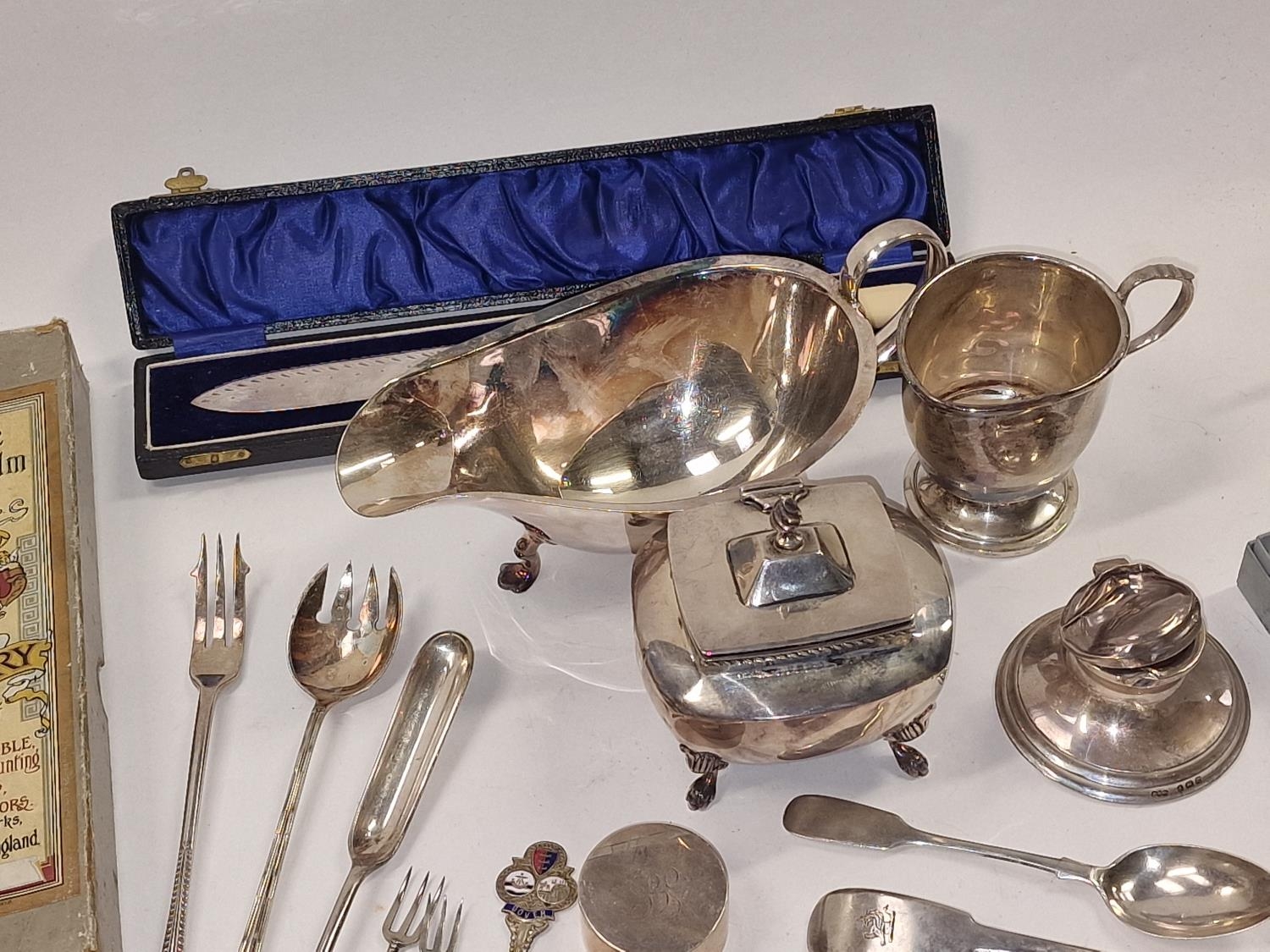 Large collection of silver and silver plate items - Image 2 of 5