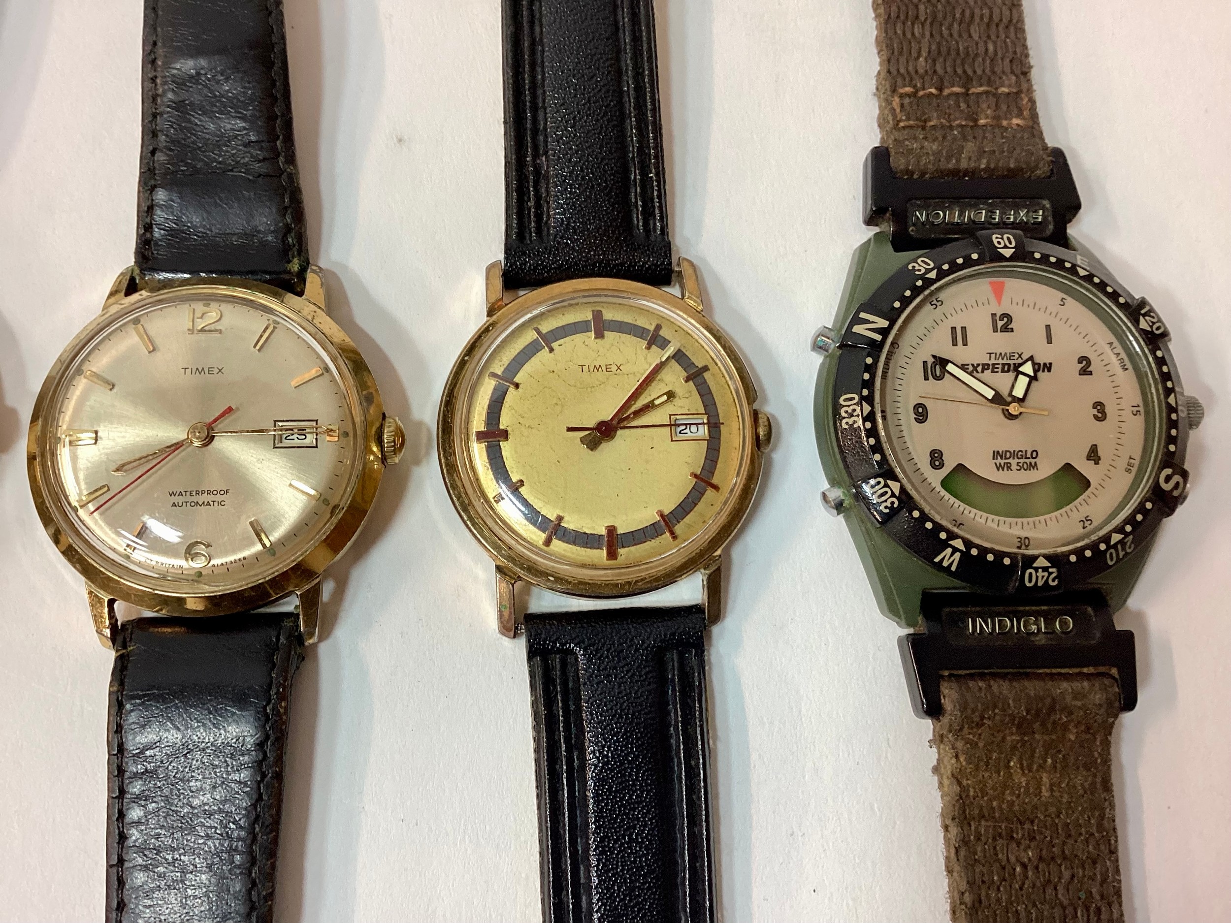 A collection of vintage gents Timex watches, mechanical and quartz. Many seen working at time of - Image 3 of 4