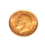 1913 full English Sovereign coin