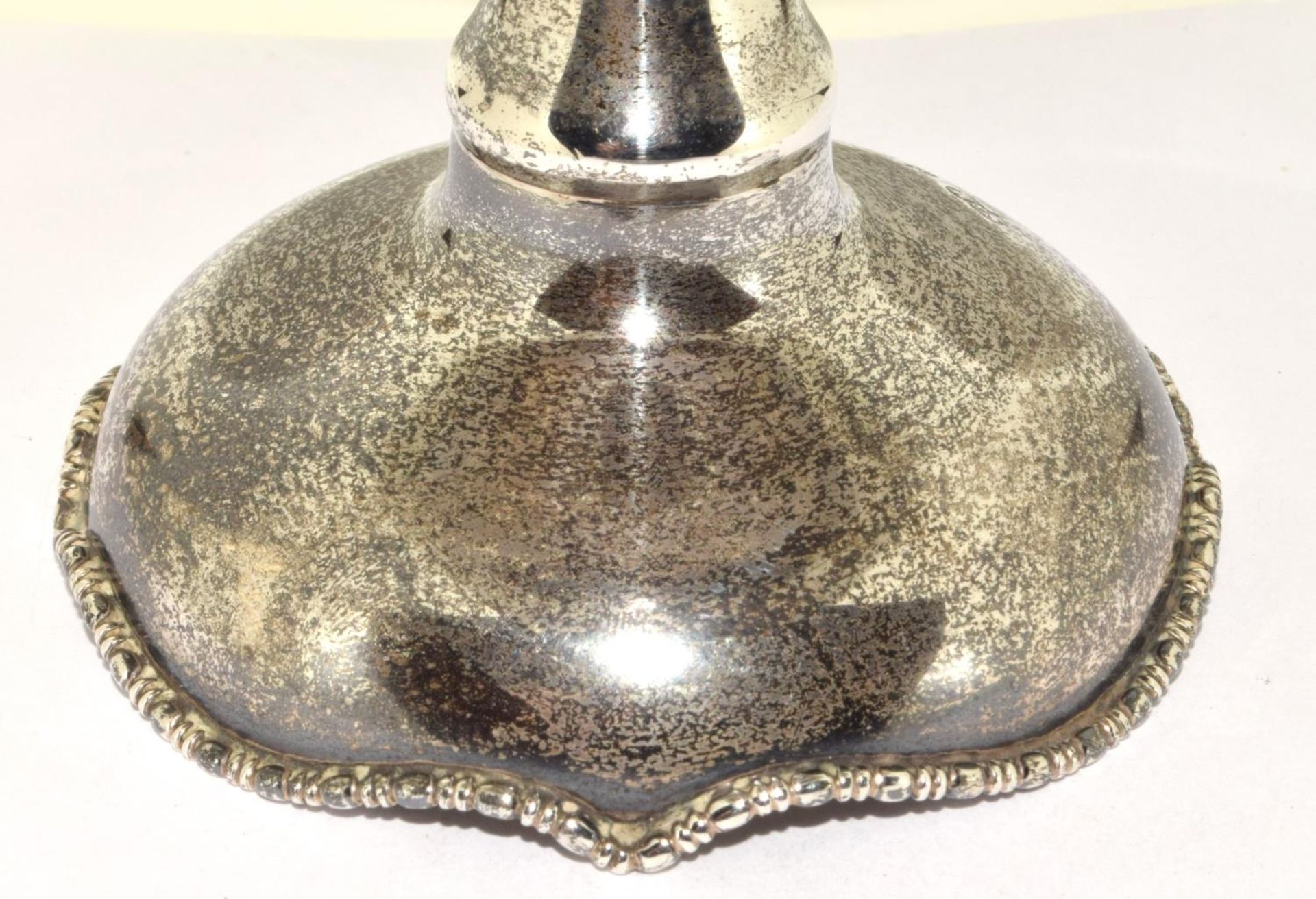 925 sterling silver pedestal center table bowl 220g - Image 2 of 6